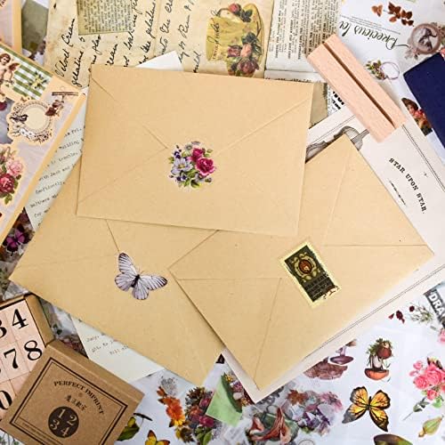 510PCS Plants Floral Scrapbook Stickers Kit Vintage Flower Sticker - Image 6