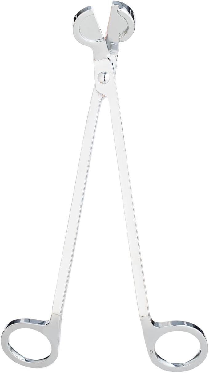 Candle Wick Trimmer, Candle Snuffer Long Handle Candle Accessory Set(Silver Wick Trimmer)