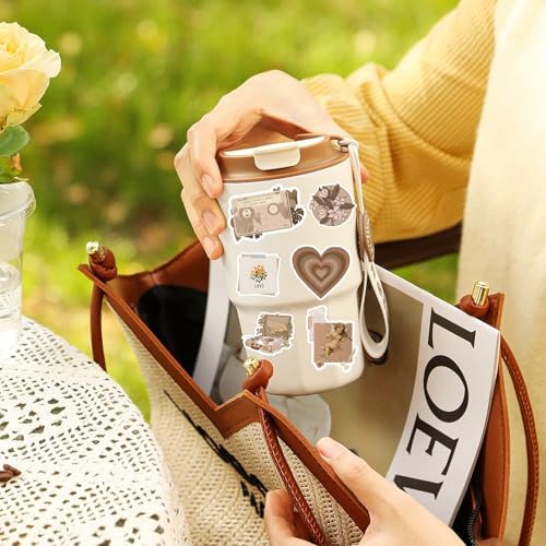 120Pcs Vintage Stickers, Waterproof Scrapbook Aesthetic Sticker for Daily Planner, Water Bottles, Handbook Junk Diary Stickers, Adults Scrapbooking Journaling Supplies DIY Paper Crafts - Image 7