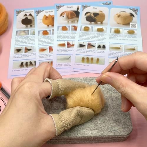Truslin Needle Felting Kit, 4 Pcs Doll Making Needle Felting Starter Kit - Image 2
