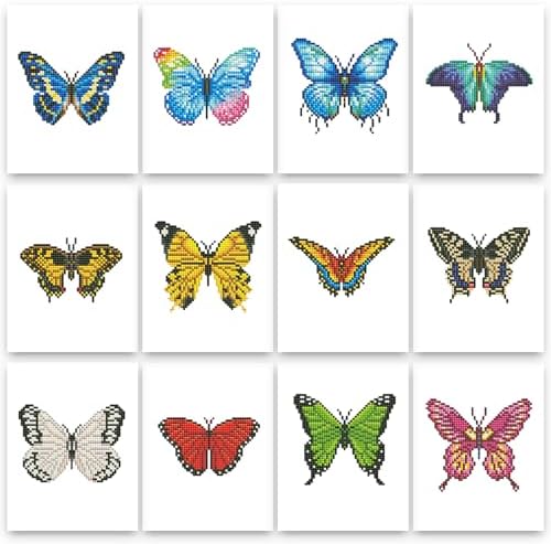 PeakLuv Mini Diamond Art Kits Butterfly Small Diamond Painting Kits by PeakLuv