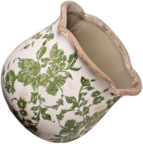 Xiaan Jiaju Tuscan Ceramic Plant Pots, Vintage Planter & Vase with Drainage - Image 6