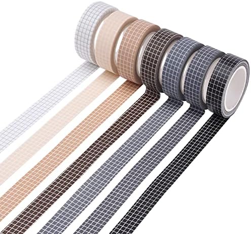 Mr. Pen- Washi Tape Set, 0.6", 7 Rolls, 9 Yards/Roll by MrPen