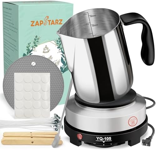 Zapstarz Candle Making Kit with Hot Plate, for Adults, Beginners by Unknown