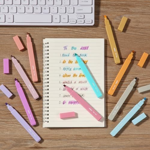 Mr. Pen- Aesthetic Highlighters No Bleed, 10 Pack, Assorted Colors | Chisel Tip, Cute Highlighters Assorted Colors for Journaling, Highlighting, Underlining, Fast Dry, Back to School Supplies - Image 6