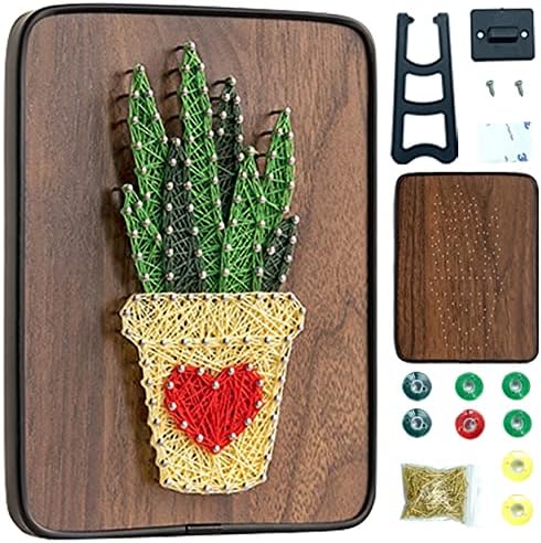 BAZIMA ALICE DIY String Art Kit for Beginner, DIY Aloe Craft Kit,Unique Gift,Craft Kit for Holidays by BAZIMA+ALICE