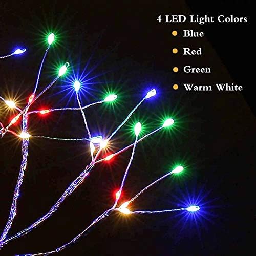 20" 108 LED Tabletop Bonsai Tree Light, Sparkly Fairy Spirit Tree Lights - Image 3