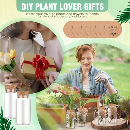 Baderke 24 Pack 3.54'' Plastic Plant Propagation Stations with Hole Lid - Image 7