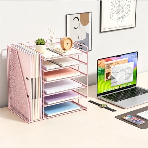 gianotter 6-Tier Paper Organizer With Magazine Holder - Image 2