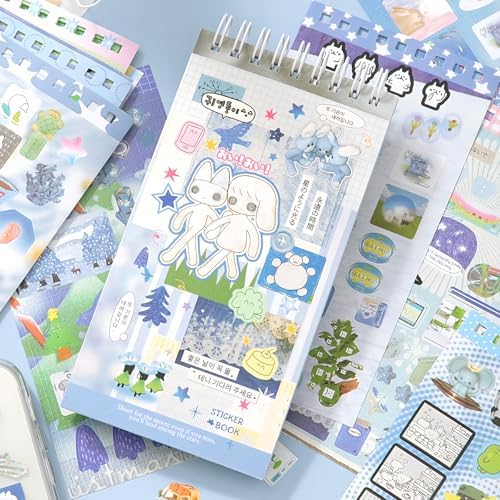 Japanese Sticker Book for Scrapbooking,Anime Themed Stickers for Journaling - Image 3