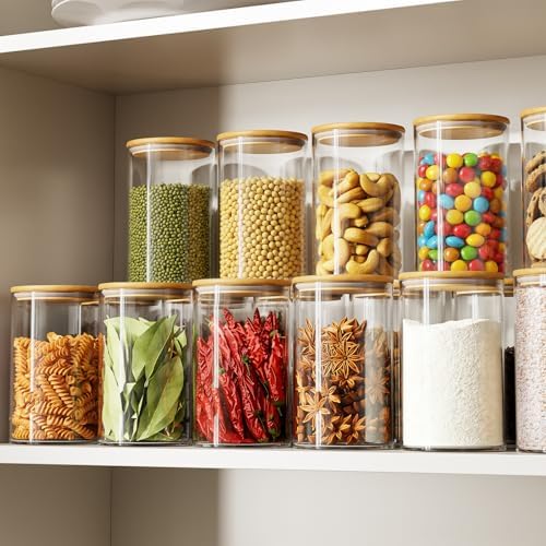 OneDream 32oz Glass Jar with Lid, 6 Pack Coffee Storage Canister for Candy - Image 6