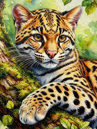 BYGFHLYW 5D Cat Diamond Painting Kit for Adults, Animal Diamond Art Kits by BYGFHLYW