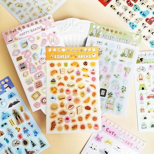 Stickers Book for Scrapbooking Supplies,700+ Kawaii Kitten Journal Stickers - Image 4