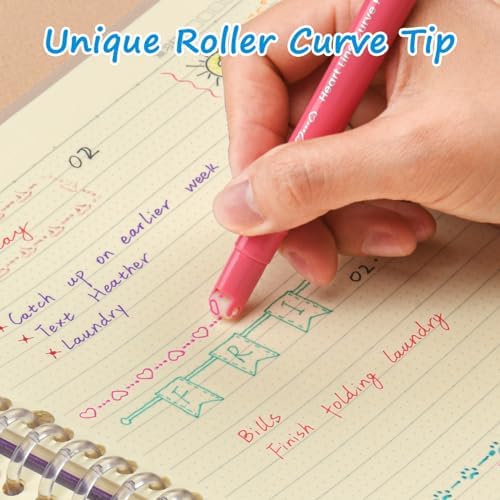 AECHY Dual Tip Curve Highlighter Pens, 18 Patterns, 18 Colors, 18 Pack - Image 5