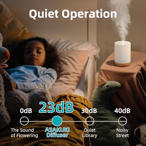 ASAKUKI Essential Oil Diffuser for Home with 6 Essential Oil Sets - Image 4