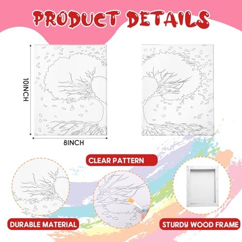Zhanmai 2 Pack Sip and Paint Kit for Couples Date Night - Image 2