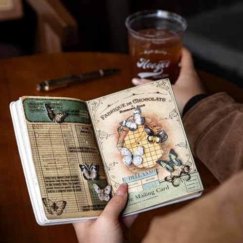 Alideco 180pcs Vintage Old Pages Collection Scrapbooking Paper for Adults Journaling Supplies, Decorative Paper for Junk Journals (jiuyeshouji) - Image 6