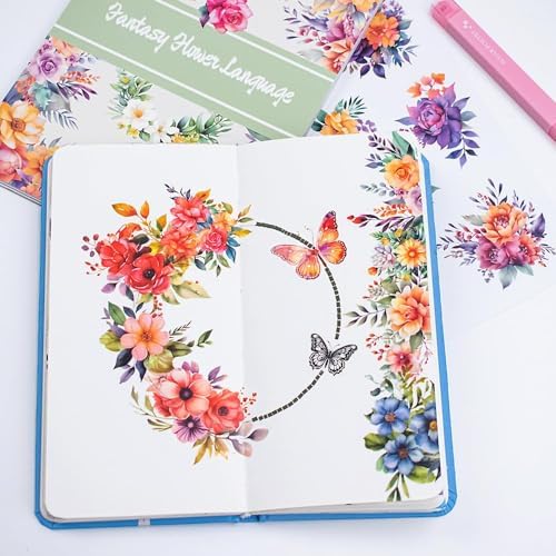 Alideco 20pcs Vintage Scrapbook Stickers Europe and The United States Figure Flowers Sticker Book for Adults Sticker journaling Stickers for Scrapbooking (qihuanhuayu) - Image 4