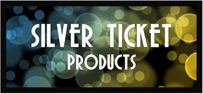 Silver Ticket Products STR Series 6 Piece Home Theater Fixed Frame 4K / 8K Ultra HD, HDTV, HDR & Active 3D Movie Projection Screen, 2.35:1 Format, 115" Diagonal, Woven Acoustic Material STR-235115-WAB