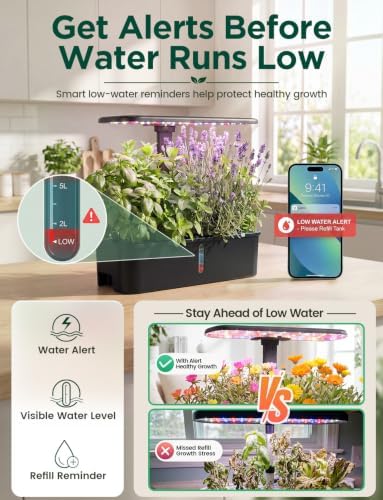 LETPOT LPH-Air 10-Pod Hydroponics Growing System Indoor Garden Kit - Image 4
