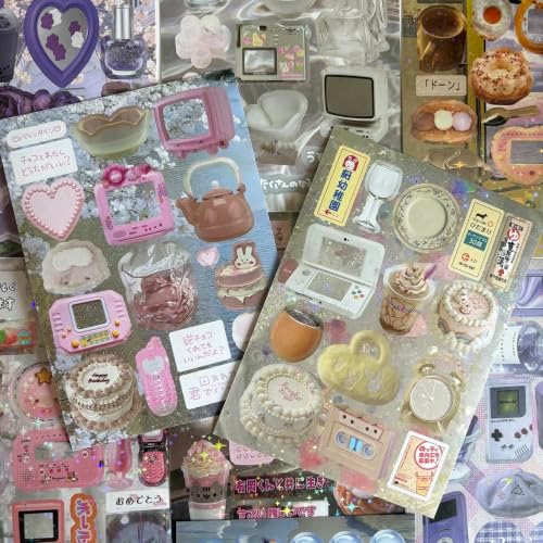 Japanese Sticker Books for Scrapbook Supplies, Cute Stickers for Journaling - Image 3
