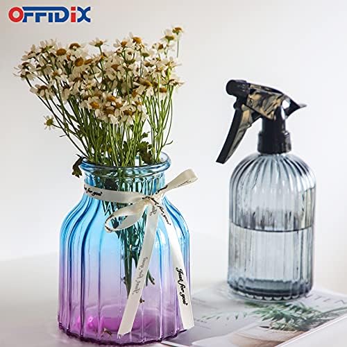 OFFIDIX Glass Spray Bottle, Garden Plants Indoor Plant Mister with Adjustable Nozzle, 0.4L/13.5oz Pressure Watering Can Handheld Spray Bottle for Outdoor Indoor Plants and Cleaning Work (Gray) - Image 6