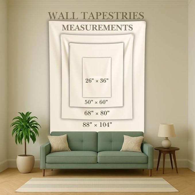 Happy Birthday Tapestry, Neutral Minimalist Party Backdrop for Adults or Kids, Large Fabric Banner Wall Hanging, Simple Birthday Decoration