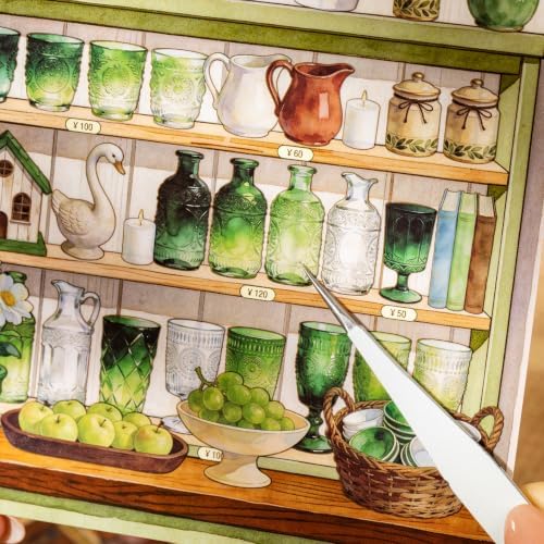 3D Sticker Scene for Adults, Vintage Scene Sticker Book for Therapy - Image 3