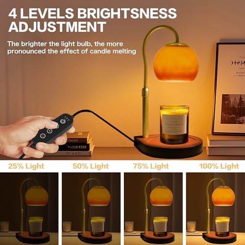 Candle Warmer Lamp with Timer 2H/4H/8H, Adjustable Height, Sunset - Image 3