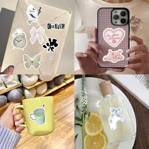 400PCS Aesthetic Journaling Stickers Pack for Adults – Cute Animal, Retro Object & Pastel Deco Stickers for Bullet Journal, Scrapbook, Planner, Vision Board, DIY Crafts, Memory Keeping - Image 4