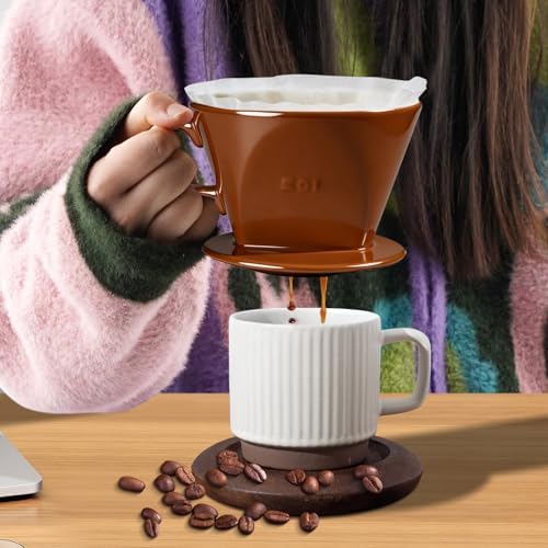 hailanbao Handmade Pour Over Ceramic Coffee Dripper - Image 5