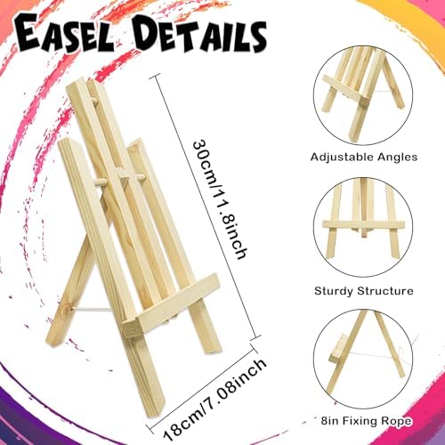 VOCHIC Sip and Paint Kit,Pre Drawn Canvas Couple Painting Kit for Adult Art Set with Outline Canvas for Adults Date Night Party Couples Valentine's Day, 2 Pack (8 x 10 Inches) - Image 4