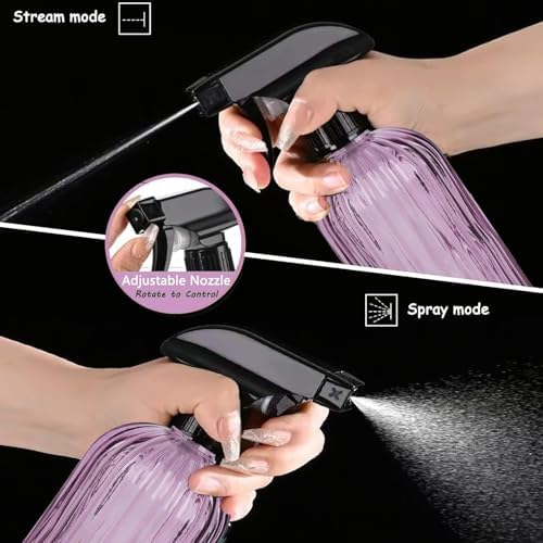 Glass Plant Mister Spray Bottle 15oz Purple Adjustable Nozzle for Gardening - Image 6