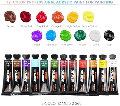 2-Pack 10''x12'' Sip and Paint Kit for Adults (with Easel), Date Night Painting Kits for Adults, Couples, Beginners, and Painting Parties | Ideal for Art Lovers and Creative Fun - Image 5