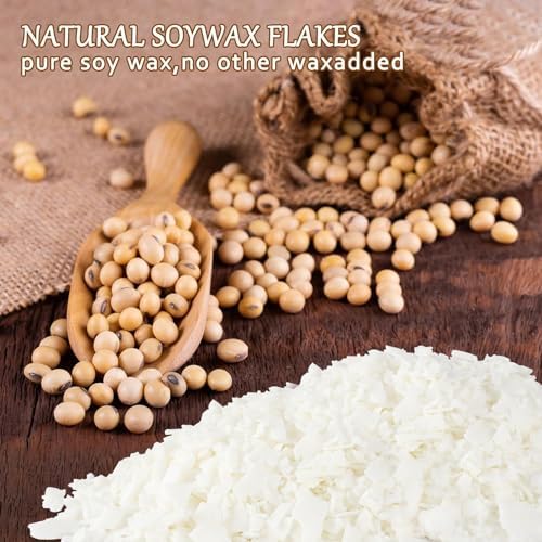 Natural Soy Wax for Candle Making 20 lb Bag, Soy Wax Flakes,DIY Candle - Image 6
