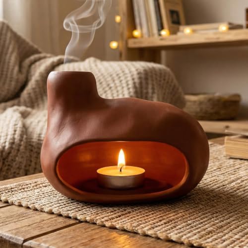 CEREMONY Palo Santo Holder -Mini Ceramic Incense Holder for Palo Santo and Sticks - White Sage Holder for Meditation Decor - Image 5