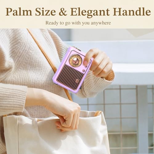 PRUNUS J-999 Retro Bluetooth Speaker,Vintage Decor Mini Wireless Speaker - Image 6