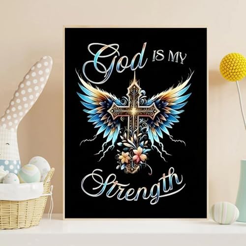 Diamond Art Kits for Adults,Christian Cross Diamond Painting Kits for Adult - Image 2