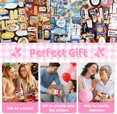 1300Pcs Japanese Sticker Book for Journaling Adult, Cute Scrapbook Stickers - Image 6