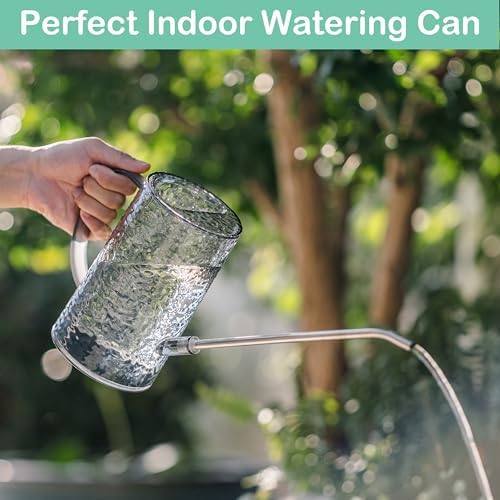 Long Spout Watering Can Indoor Plants, Small Watering Cans for House Plants, Flowers, Succulents 34oz - Image 7
