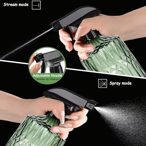 Green Glass Spray Bottle, 15ozAdjustable Nozzle, 2Pcs Plant Mister - Image 4