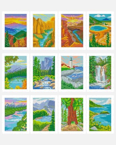forever young U.S. National Park Small Diamond Art Kits, 5x7 Inch Canvas by FOREVERYOUNG