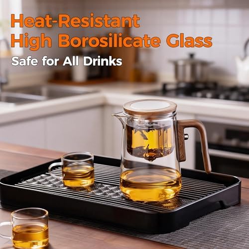 Enchanted Tea Pot with Tea Infuser, Loose Leaf Tea Steeper, 27 oz - Image 4