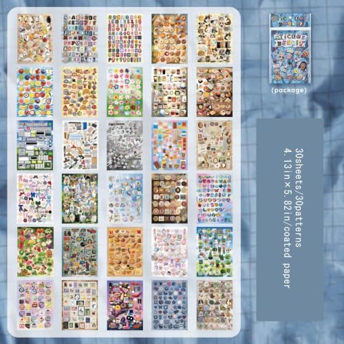 Dreamcore Japanese Sticker Book for Scrapbooking Supplies,Stickers for DIY - Image 2