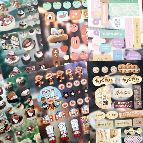 700+ Japanese Stickers for Scrapbook Supplies,25 Sheets Kawaii Japanese Stickers Book,Vintage Showa Korean Sticker for Junk Journal,Journaling,Bullet Journaling,Planner,Notebook,DIY Craft(Fengwu Quji) - Image 3
