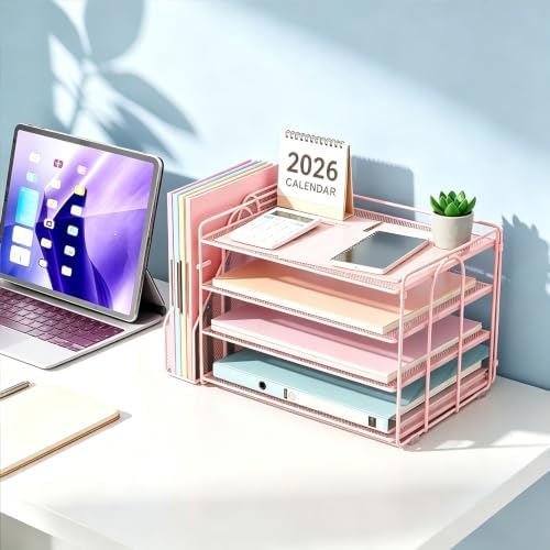 gianotter 4-Tier Paper Organizer With Magazine Holder - Image 6