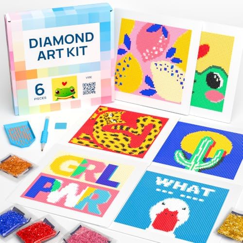LuwoArte 6 Pack Modern pop Diamond Art Kits for Adults Beginners by LuwoArte