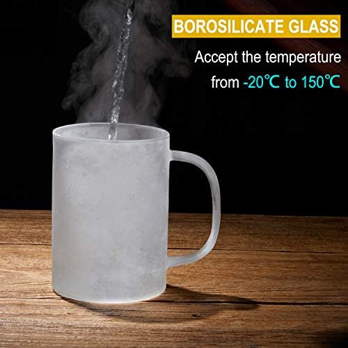3020.05 Glass Tea Mug with Infuser and Lid, Tea Cup, Clear, 20 OZ, GM005 - Image 3