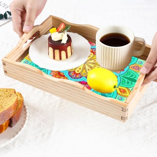 EWJRNSF Mandala F Diamond Art Tray with Handles Gift Home Decor 7.8×11.8 in - Image 6
