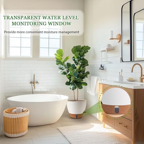 8/10/12 Inch Self Watering Pots for Indoor/Outdoor Plants - Image 5